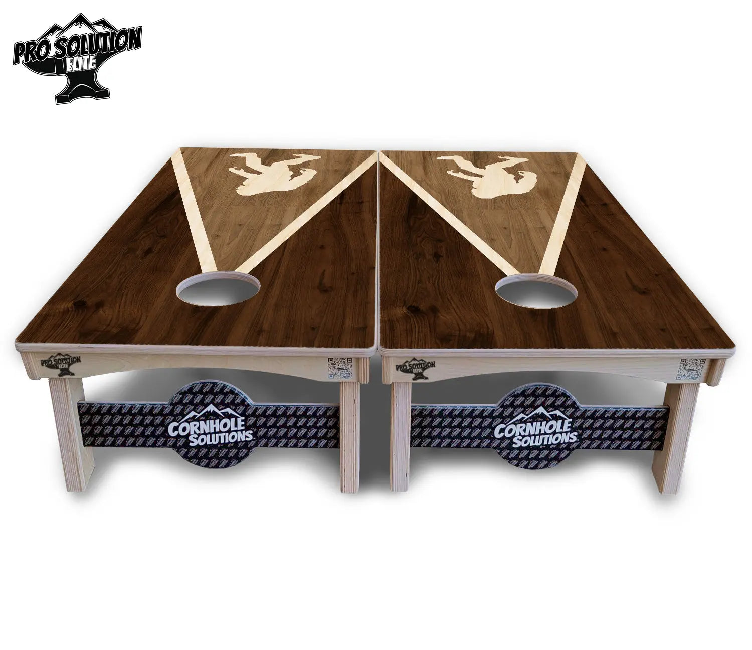 Bigfoot Triangle Cornhole Boards - Pro Solution Elite Series by Cornhole Solutions, custom cornhole board detail photo 3
