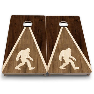 Bigfoot Triangle - Mini or Vacation Size Boards by Cornhole Solutions, custom cornhole board detail photo 5