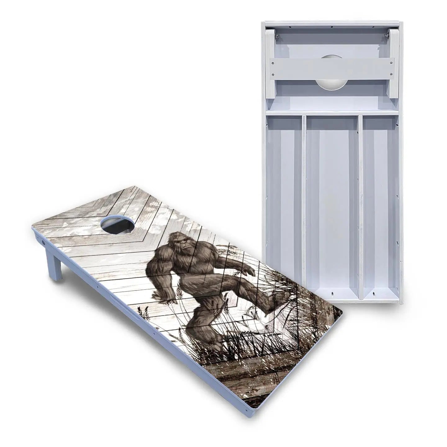Bigfoot Whitewash Cornhole Boards - All Weather Series Cornhole Solutions