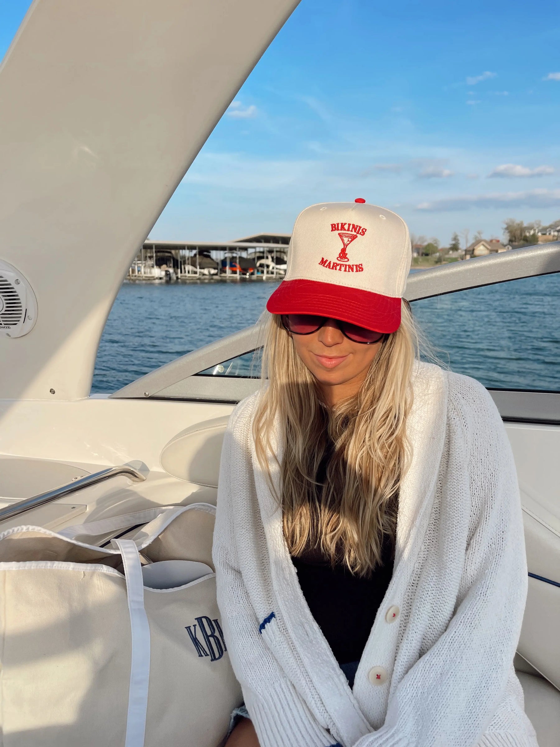 Bikinis & Martinis Vintage Trucker Hat KenzKustomz
