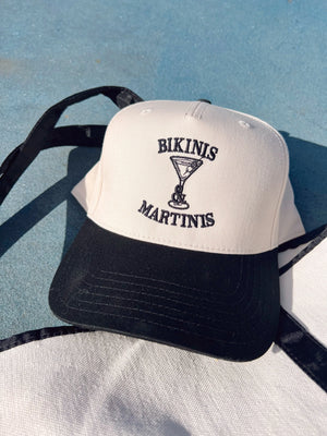 Bikinis & Martinis Vintage Trucker Hat KenzKustomz
