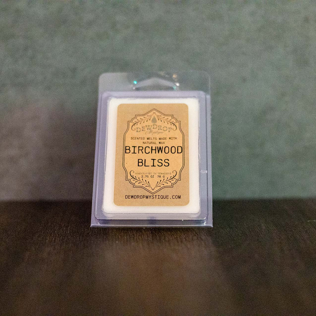 Birchwood Bliss Wax Melt by Dewdrop Mystique, wax melt
