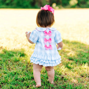 Birdie Blue Golf Bubble by Seven Lantern Lane, children's boutique clothing detail photo 3