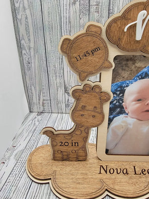 Birth Announcement Frame by EverLee Creations, Southern home decor detail photo 5
