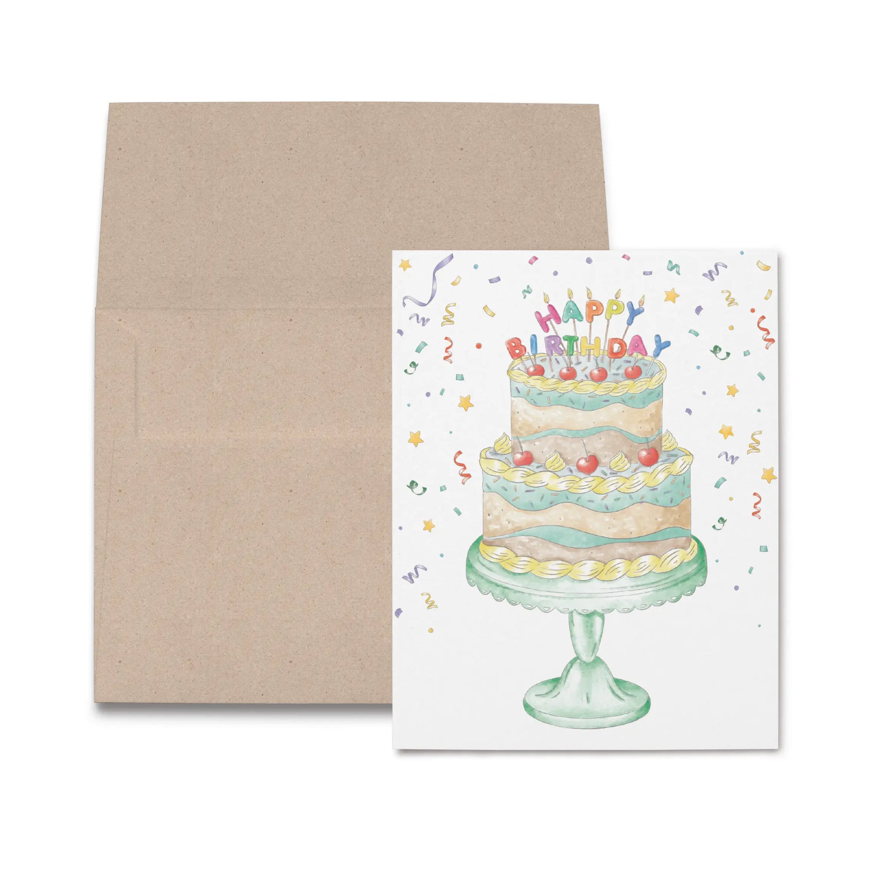 Birthday Cake Card by Nola Tawk, paper gift main product photo