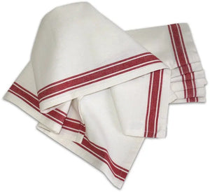 Blank Red Stripe Cotton Kitchen Towel by Nola Tawk, tea towel main product photo
