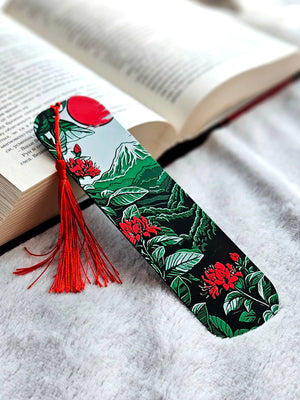 Blossoms of Fuji Bookmark – Mount Fuji Japanese Landscape Bookmark by The Tween Space, Southern lifestyle apparel detail photo 3