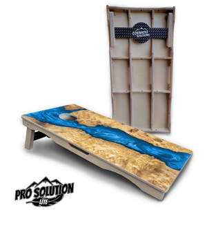 Epoxy Color Options Cornhole Boards (not actual epoxy) - Pro Solution Lite Series by Cornhole Solutions, custom cornhole board detail photo 6