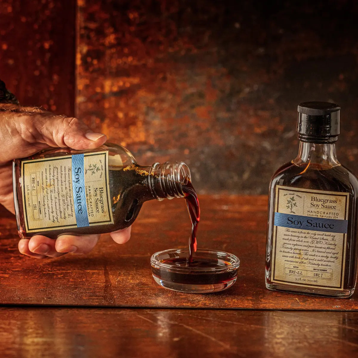 Bluegrass Soy Sauce by Bourbon Barrel Foods, Southern food gift detail photo 2