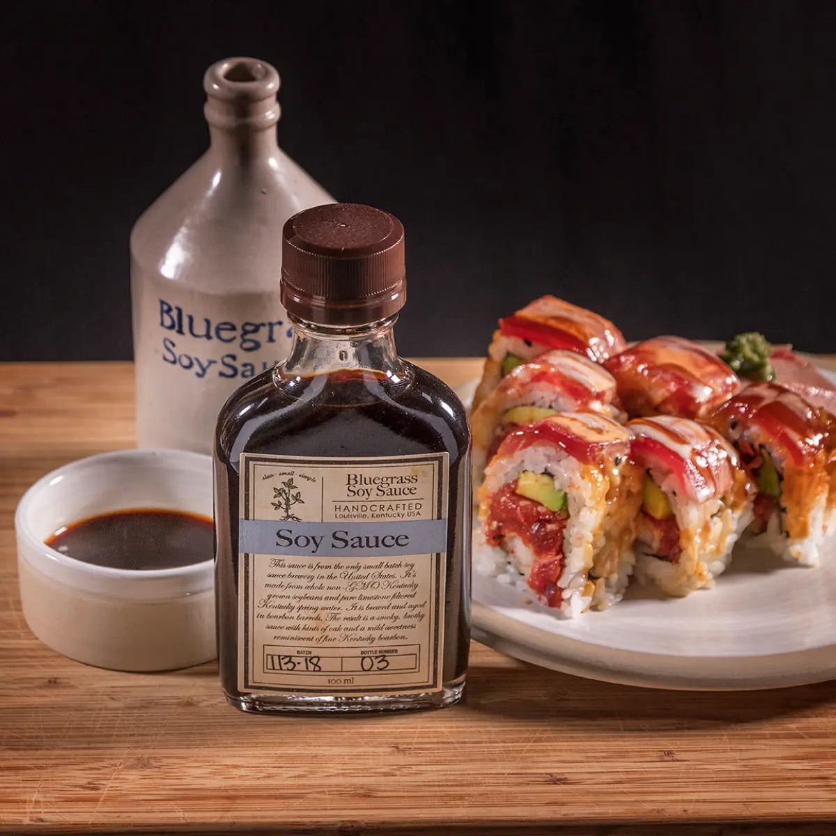Bluegrass Soy Sauce by Bourbon Barrel Foods, Southern food gift detail photo 5