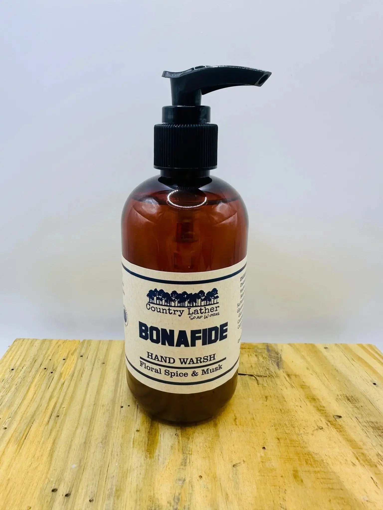 Bonafide hand warsh by Country Lather Soap Works