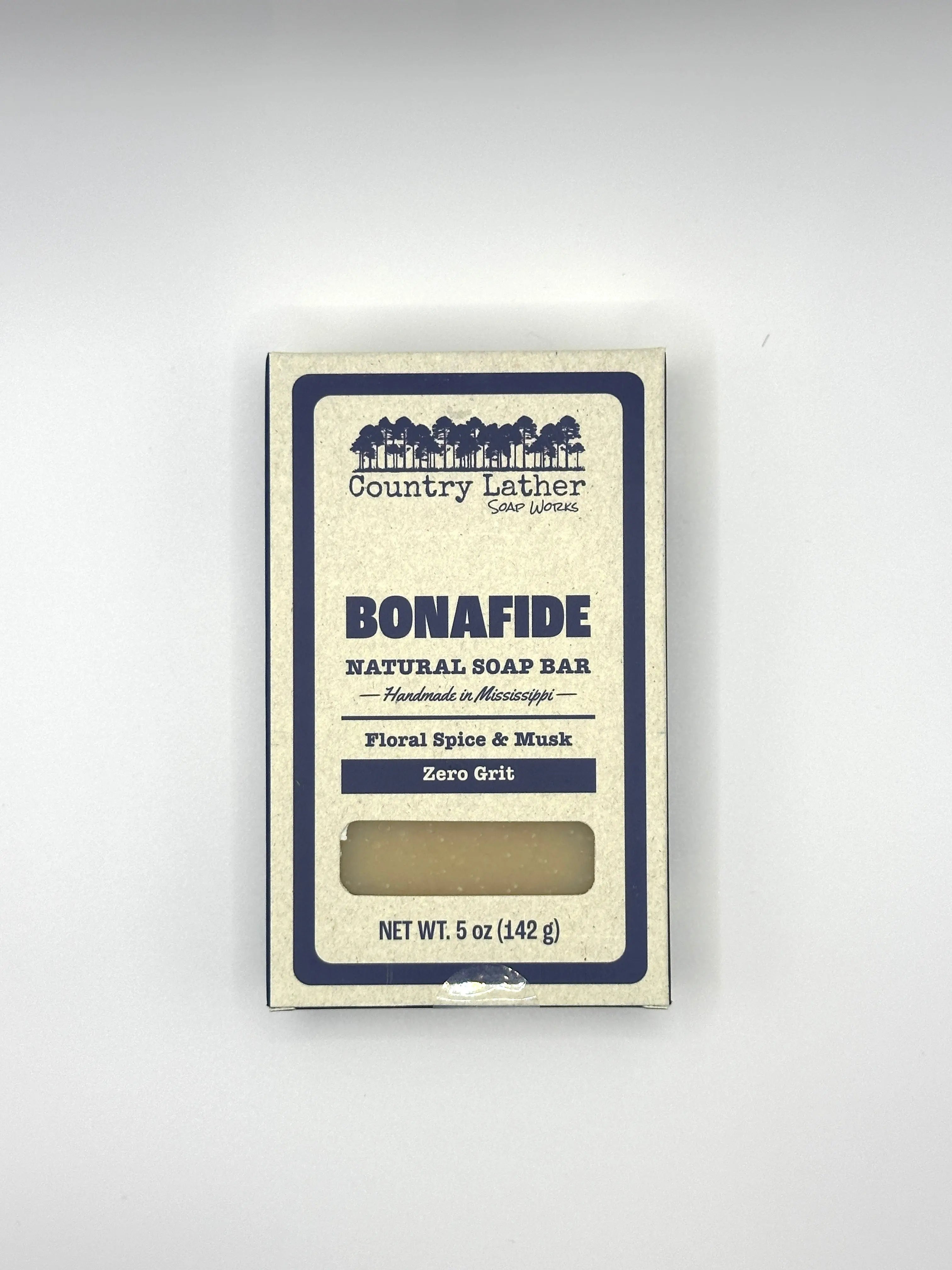 Bonafide Soap Bar - Country Lather Unisex Goat Milk Bar with Kaolin Clay Country Lather Soap Works