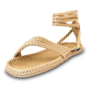 Bondi Camel handmade rope sandals by Nomadic State of Mind