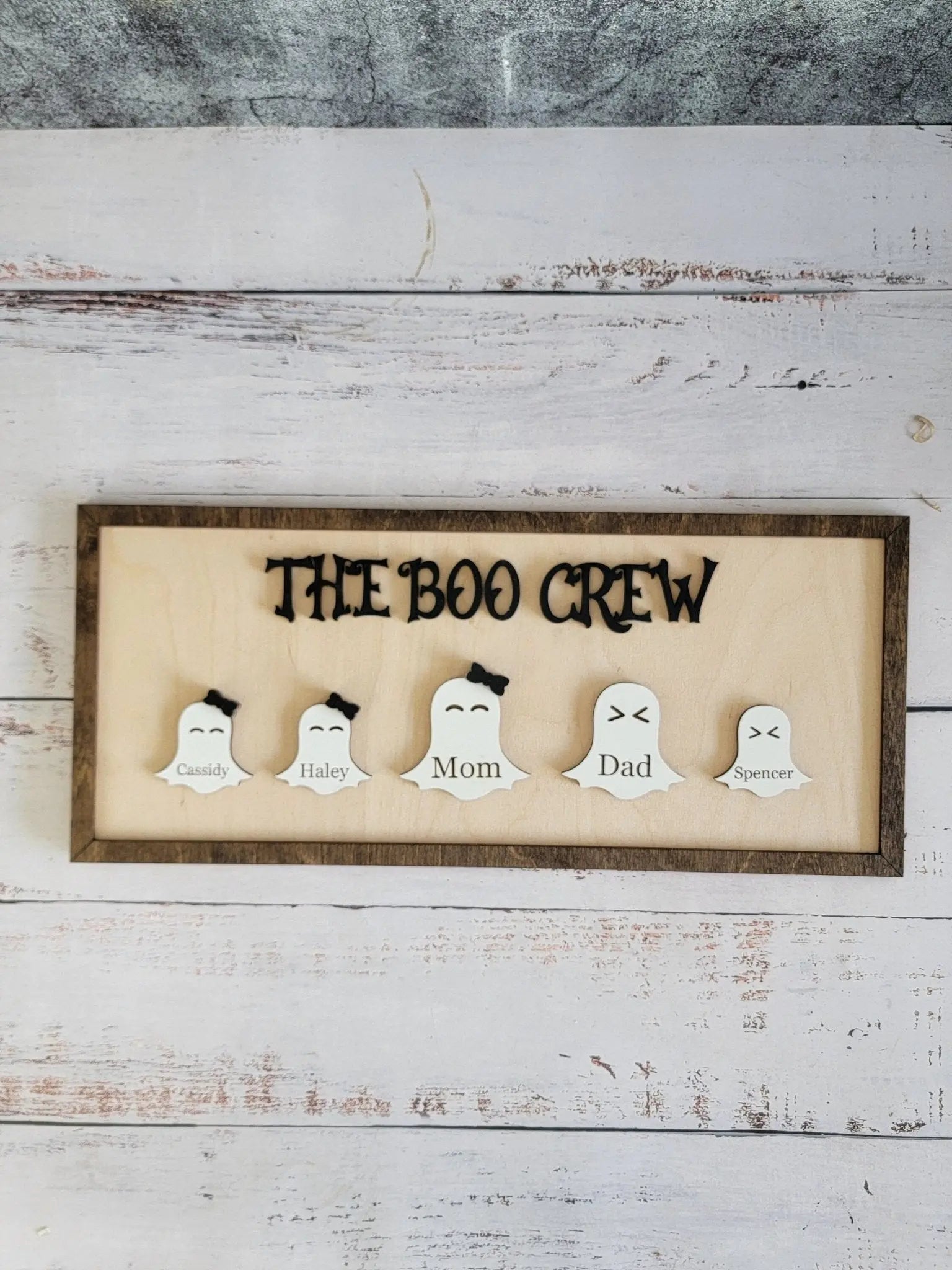 Boo Family Ghost Sign by EverLee Creations, Southern home decor detail photo 2
