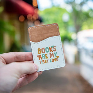 Books Are My First Love - Phone Wallet by Still Magnolia, paper gift main product photo