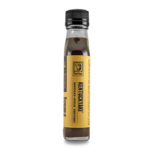 Bourbon Barrel Foods Kentuckyaki bottle, a Kentucky-style teriyaki sauce.
