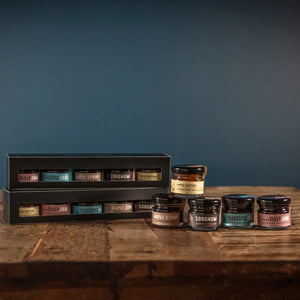 Bourbon Barrel Jams Gift Set - Five Flavors by Bourbon Barrel Foods, Southern food gift detail photo 2