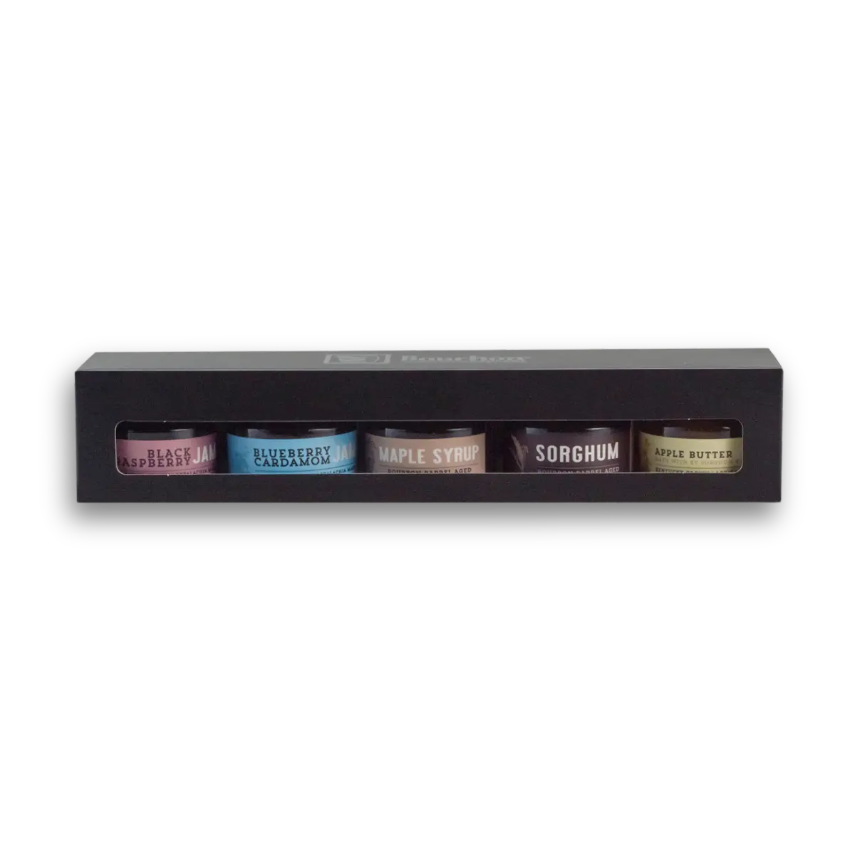 Bourbon Barrel Jams Gift Set - Five Flavors by Bourbon Barrel Foods, Southern food gift detail photo 3