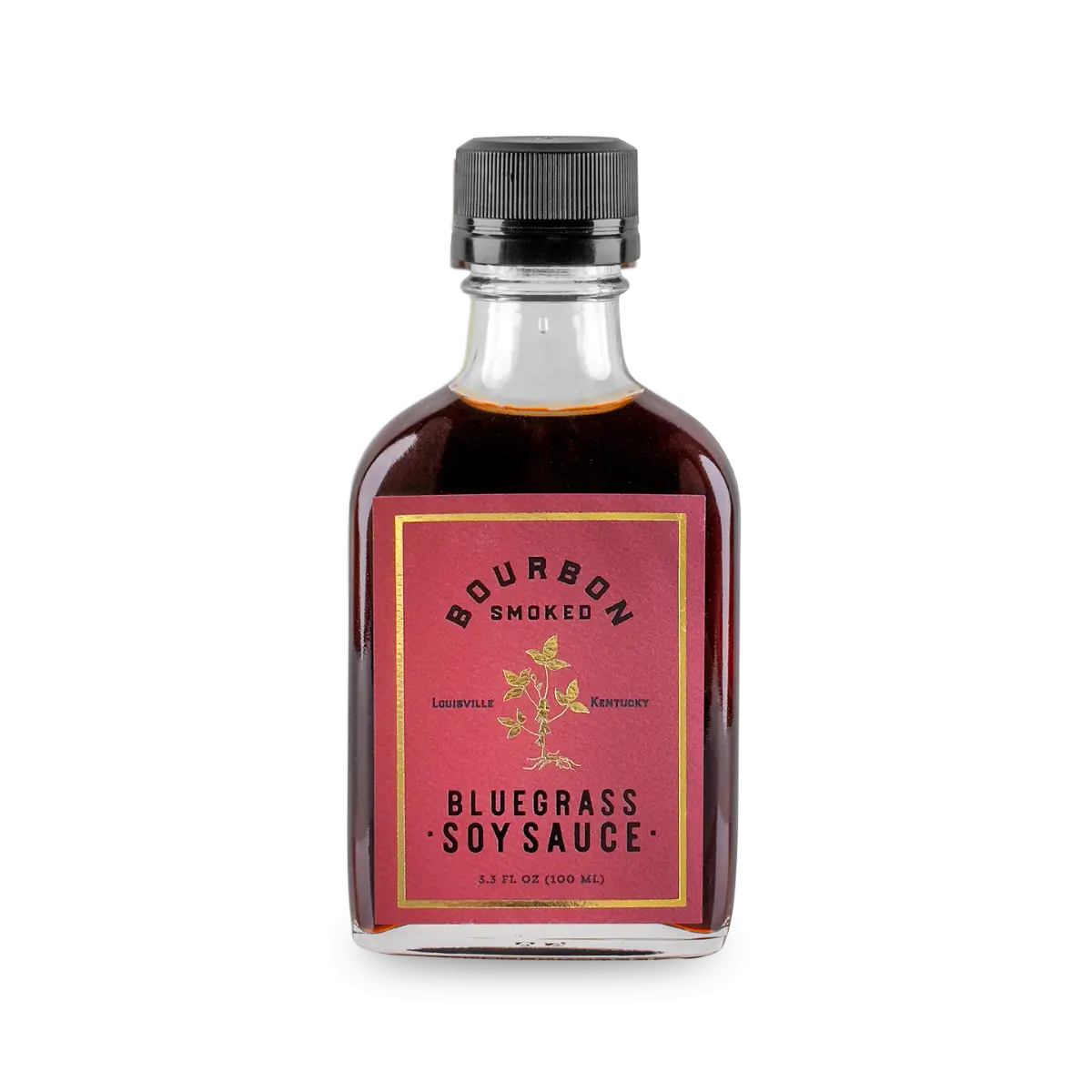 Bourbon Smoked Soy Sauce bottle for stir fry, marinades, and glazes