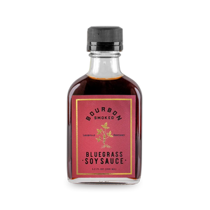 Bourbon Smoked Soy Sauce by Bourbon Barrel Foods, Southern food gift main product photo