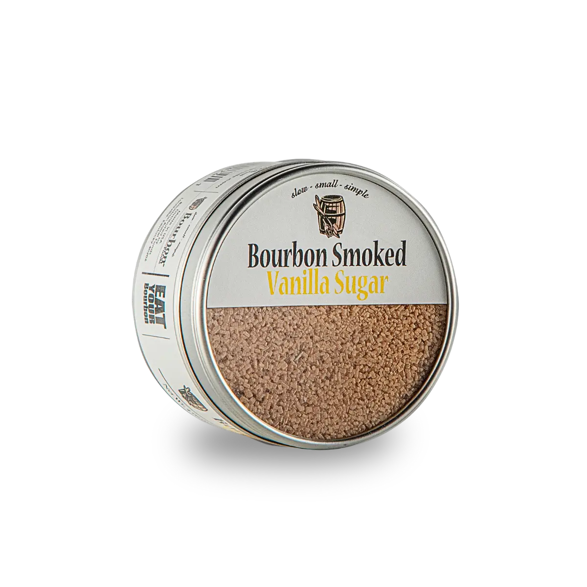 Bourbon Smoked Vanilla Sugar by Bourbon Barrel Foods, Southern food gift main product photo