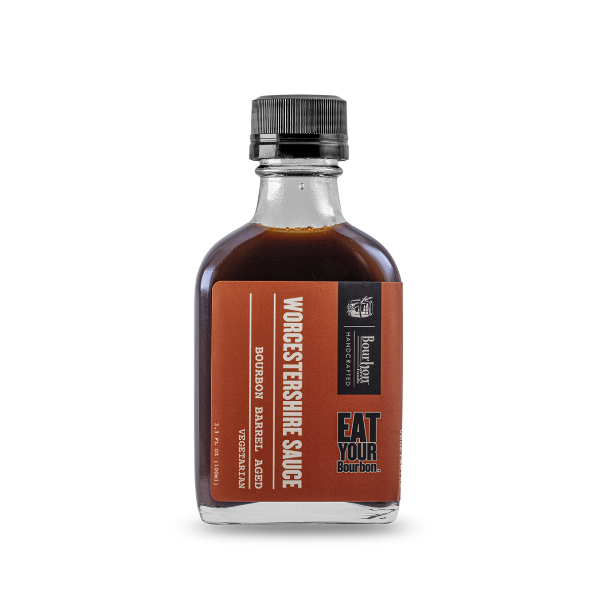 Bourbon Barrel Aged Worcestershire Sauce by Bourbon Barrel Foods, Southern food gift main product photo