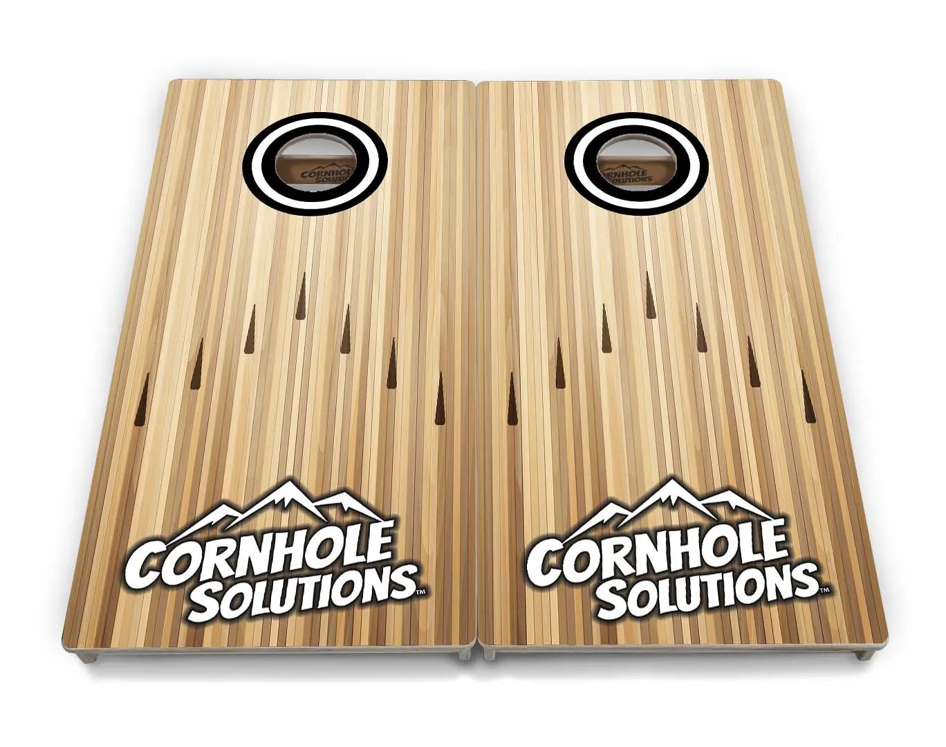 Bowling Black Logo Cornhole Boards - Professional Tournament Series Cornhole Solutions