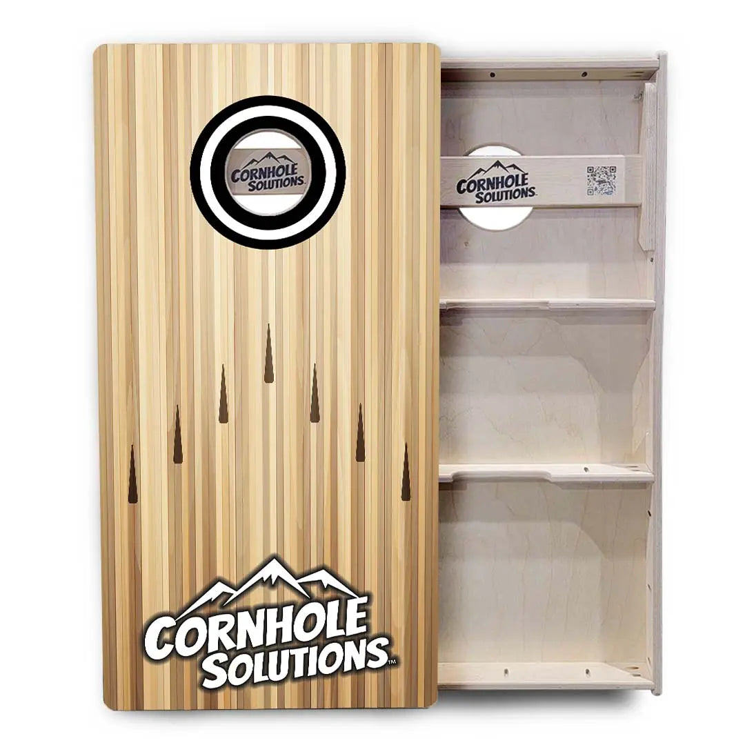 Bowling Black Logo Cornhole Boards - Professional Tournament Series by Cornhole Solutions, Southern home decor detail photo 3