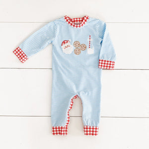 Boys Cookies For Santa Romper by Seven Lantern Lane, Southern lifestyle apparel main product photo