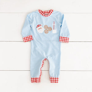 Boys Cookies For Santa Romper by Seven Lantern Lane, Southern lifestyle apparel detail photo 20