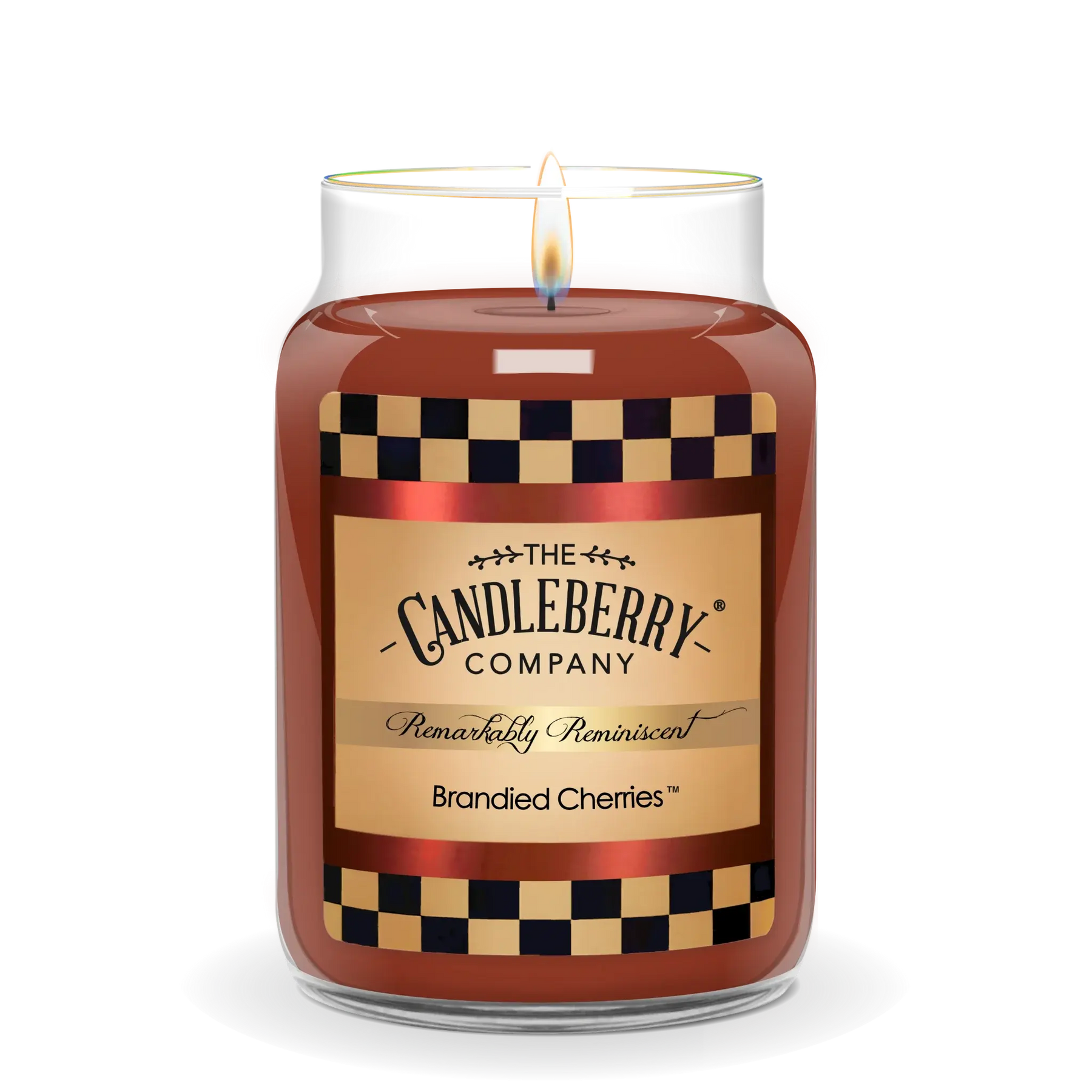 Brandied Cherries™, Large Jar Candle (Collective) The Candleberry® Candle Company