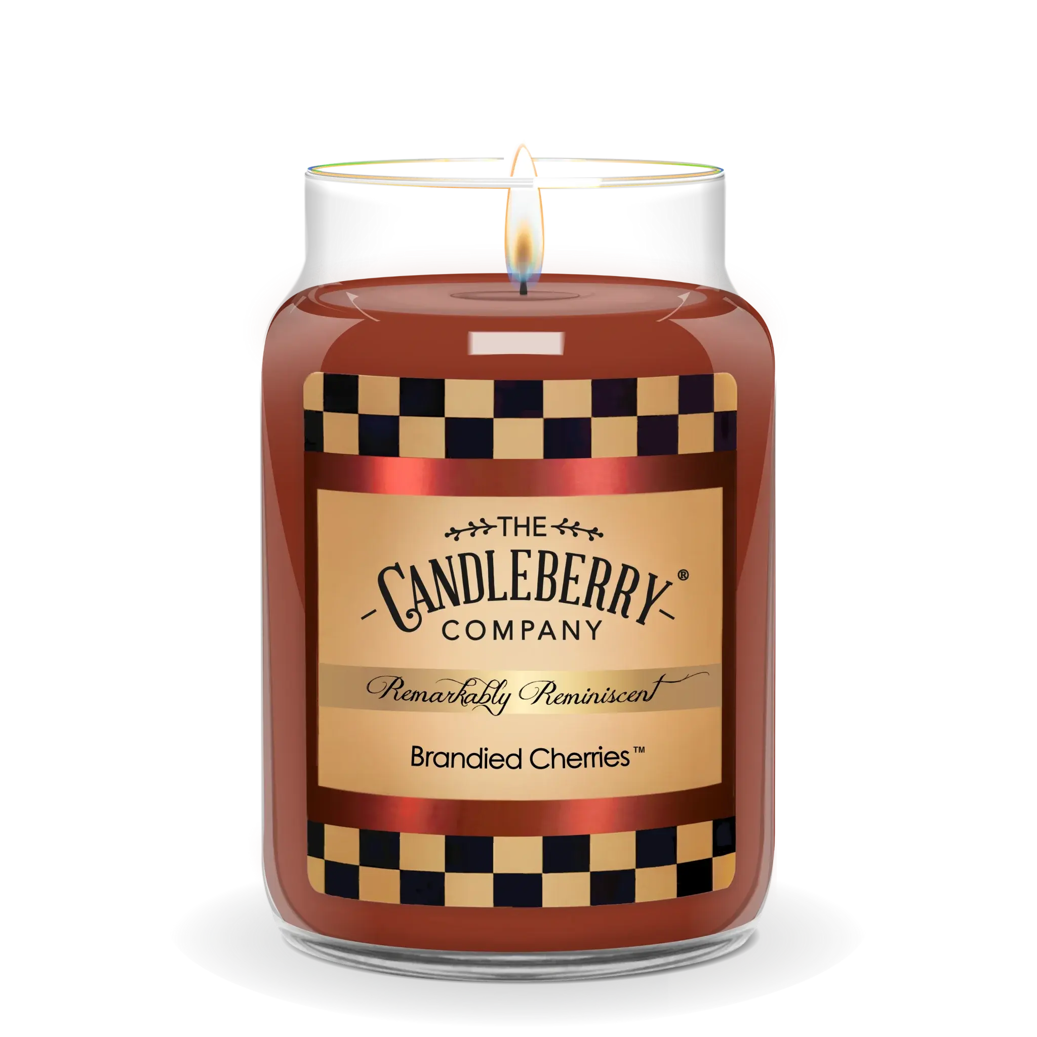 Brandied Cherries™, Large Jar Candle (Collective) The Candleberry® Candle Company