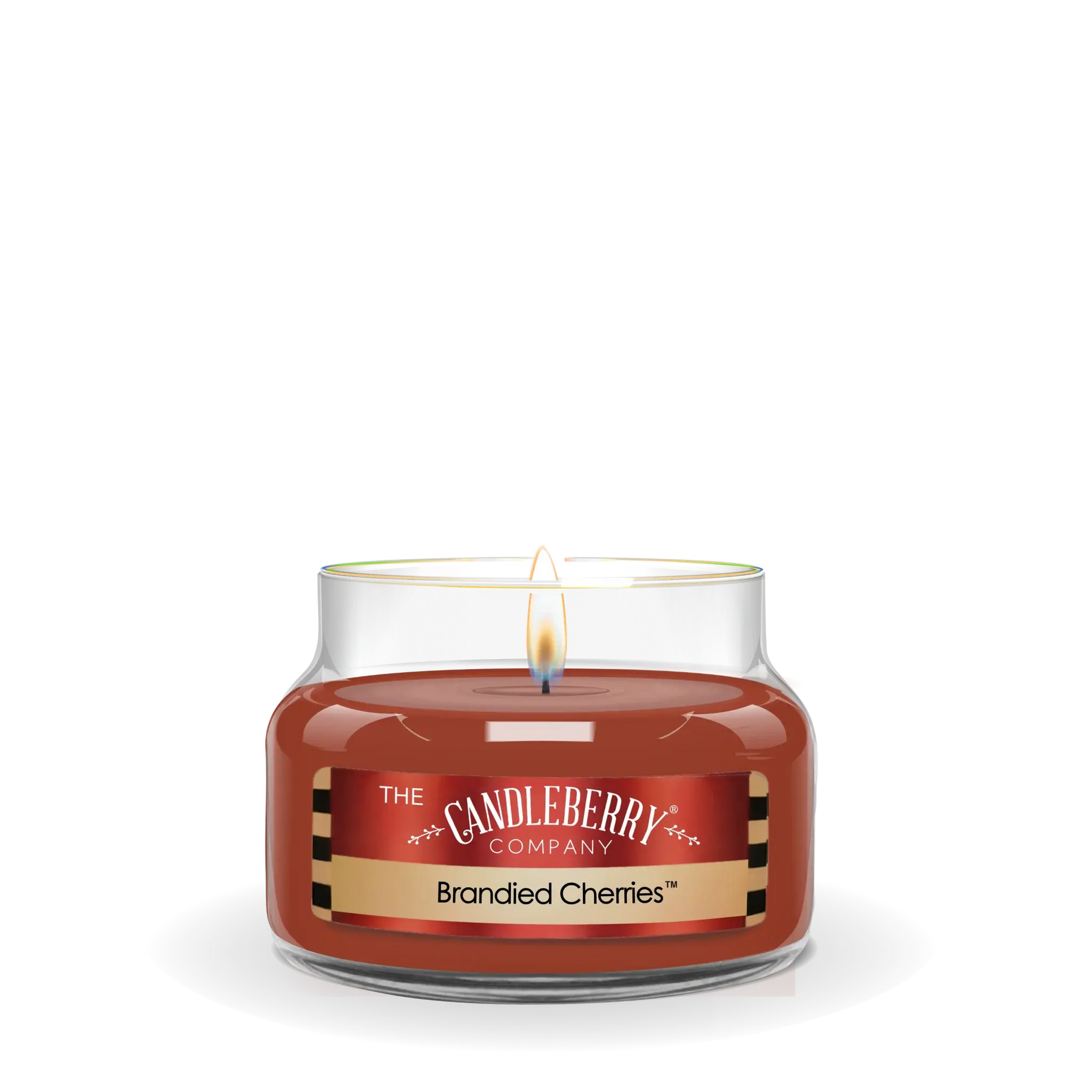 Brandied Cherries™, Small Jar Candle (Collective) by The Candleberry® Candle Company, scented candle detail photo 2