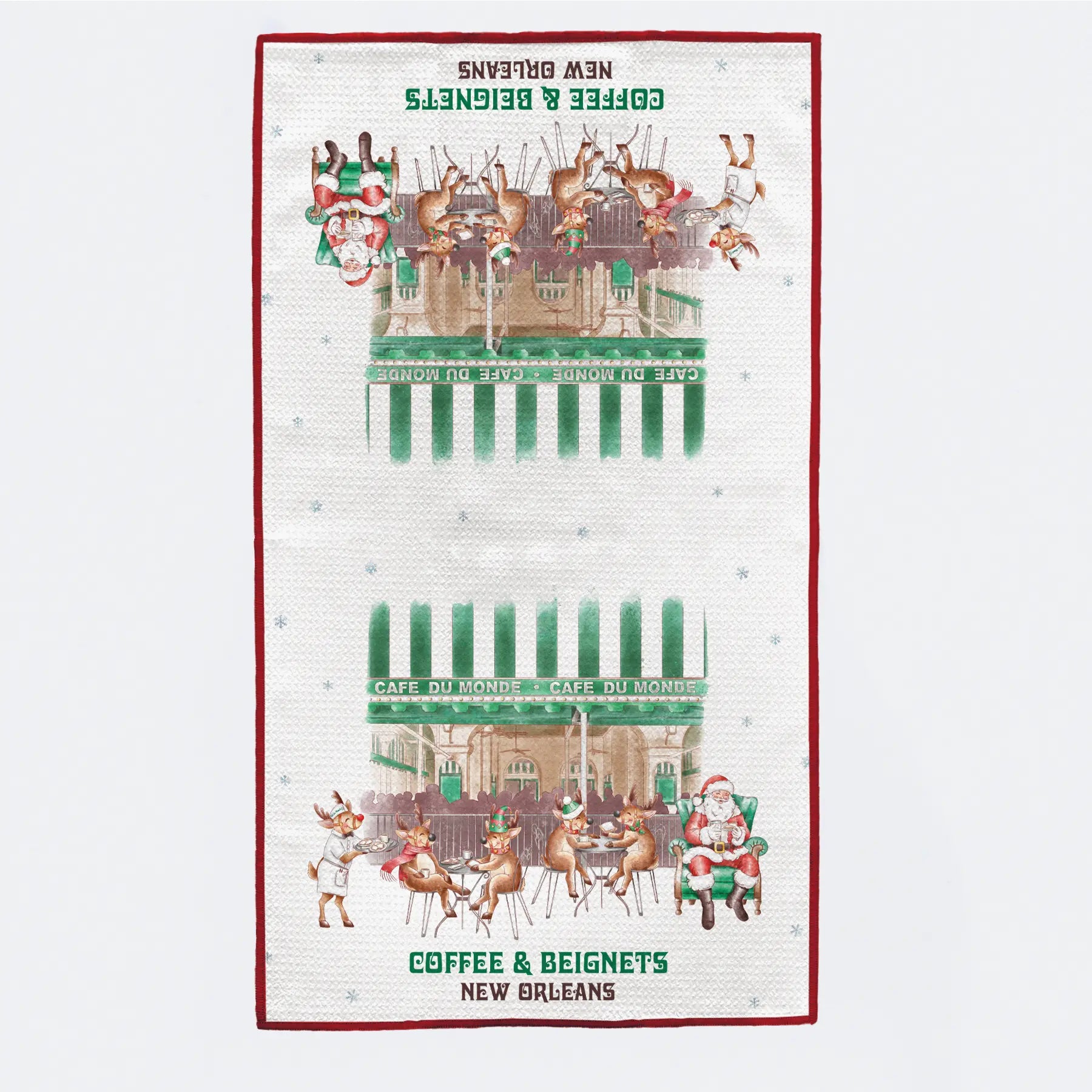 Breakfast with Santa Kitchen Towel Nola Tawk