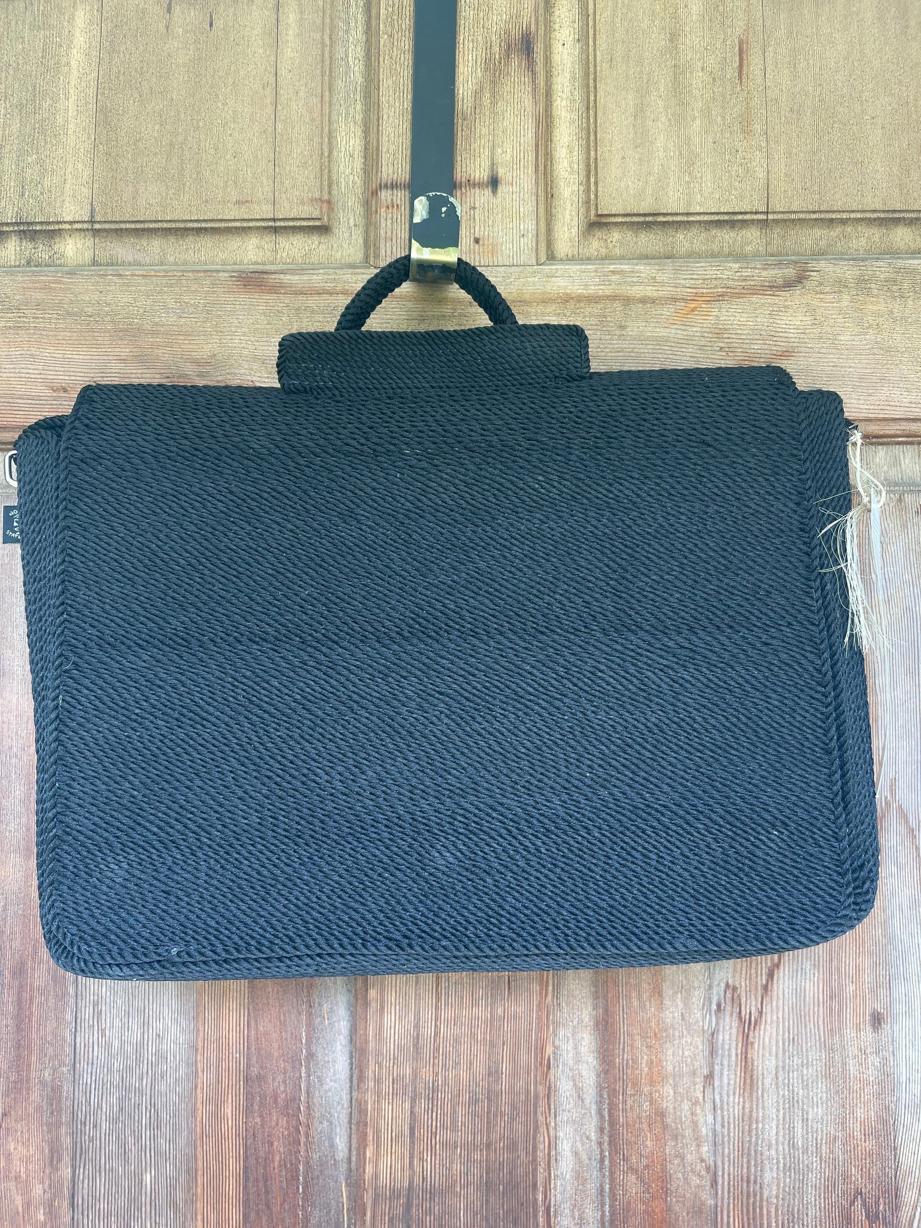 Unisex Rope Briefcase handwoven rope bag by Nomadic State of Mind, view 8