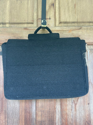 Unisex Rope Briefcase handwoven rope bag by Nomadic State of Mind, view 8