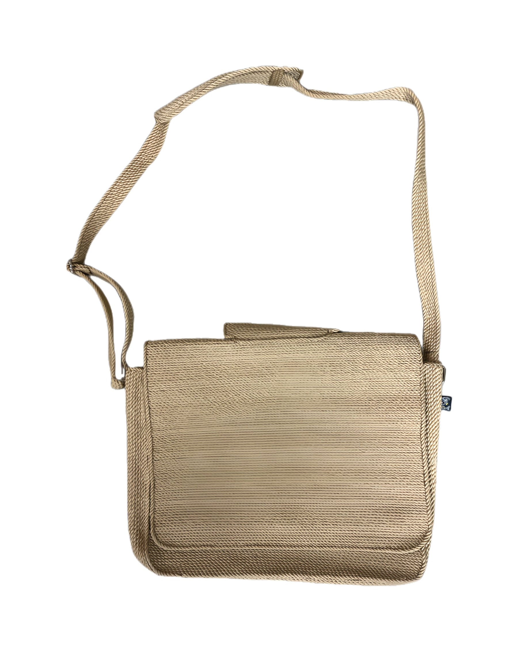 Unisex Rope Briefcase handwoven rope bag by Nomadic State of Mind, view 2