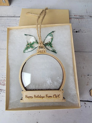 Build an Ornament Snowglobe Edition by EverLee Creations, Southern home decor main product photo