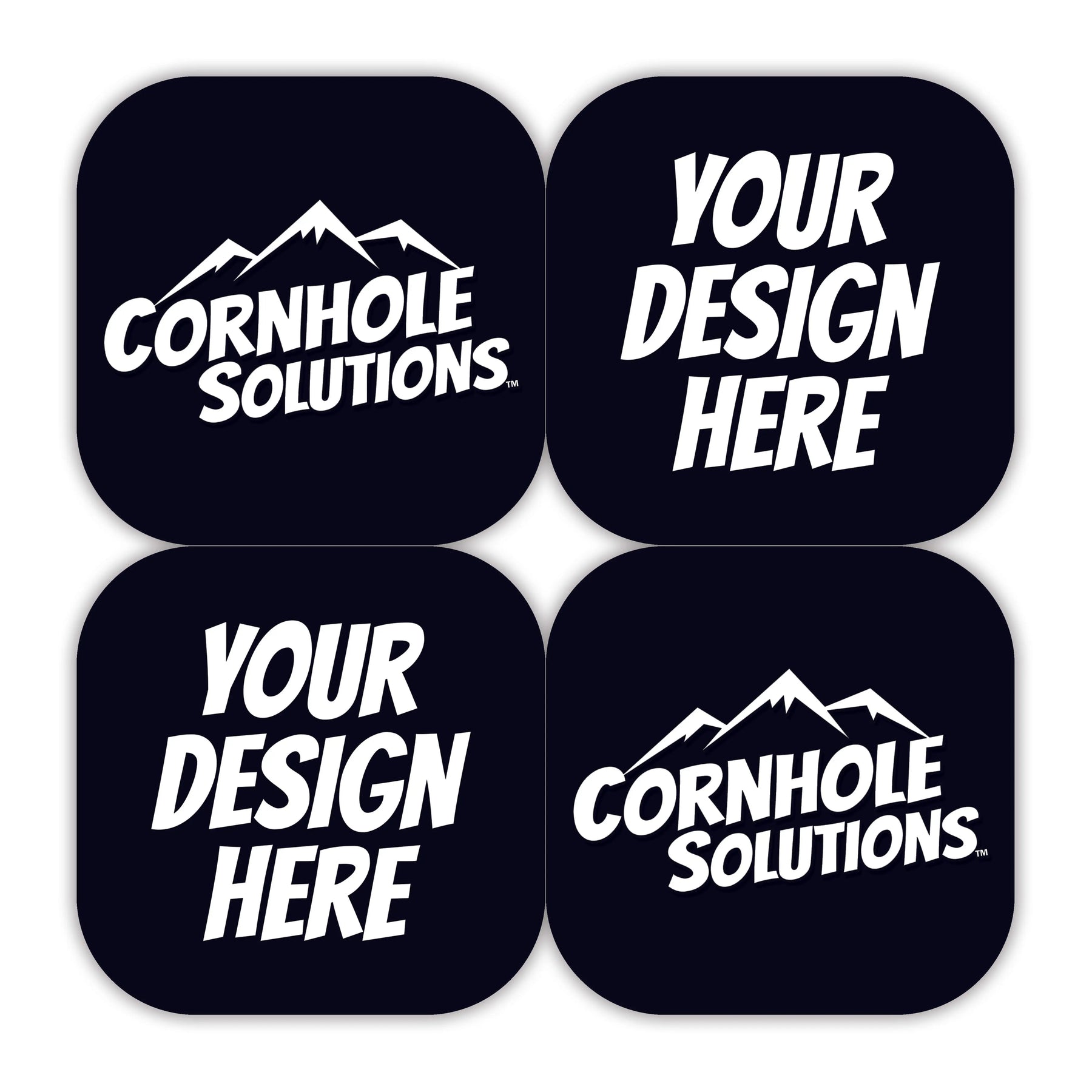 Bulk Custom Mini Cornhole Bags – 5 Sets of 8 (40 Total Bags) Cornhole Solutions