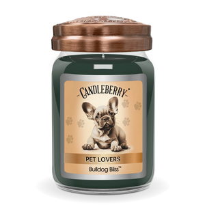 Bulldog Bliss™ - Large Jar Candle (Collective) The Candleberry® Candle Company