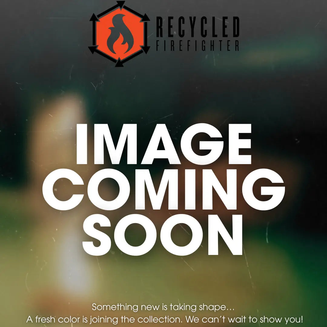 Recycled Firefighter "Image Coming Soon" placeholder graphic with fire symbol and text.