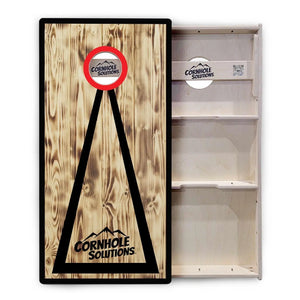 Burnt Triangle CS Logo Cornhole Boards - Professional Tournament Series by Cornhole Solutions, custom cornhole board detail photo 4