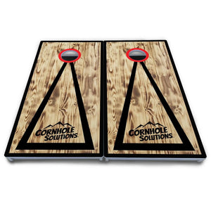 Burnt Triangle Cornhole Boards - All Weather Series