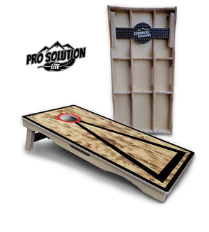 Burnt Triangle Cornhole Boards - Pro Solution Lite Series by Cornhole Solutions, custom cornhole board detail photo 6