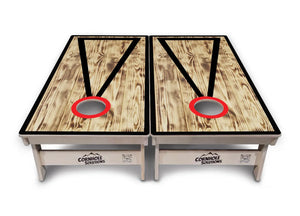 Burnt Triangle Cornhole Boards - Professional Tournament Series by Cornhole Solutions, custom cornhole board detail photo 5