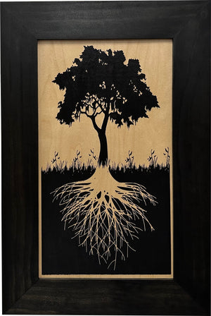 Tree of Life Hidden Gun Storage Wall Decor Concealment Furniture