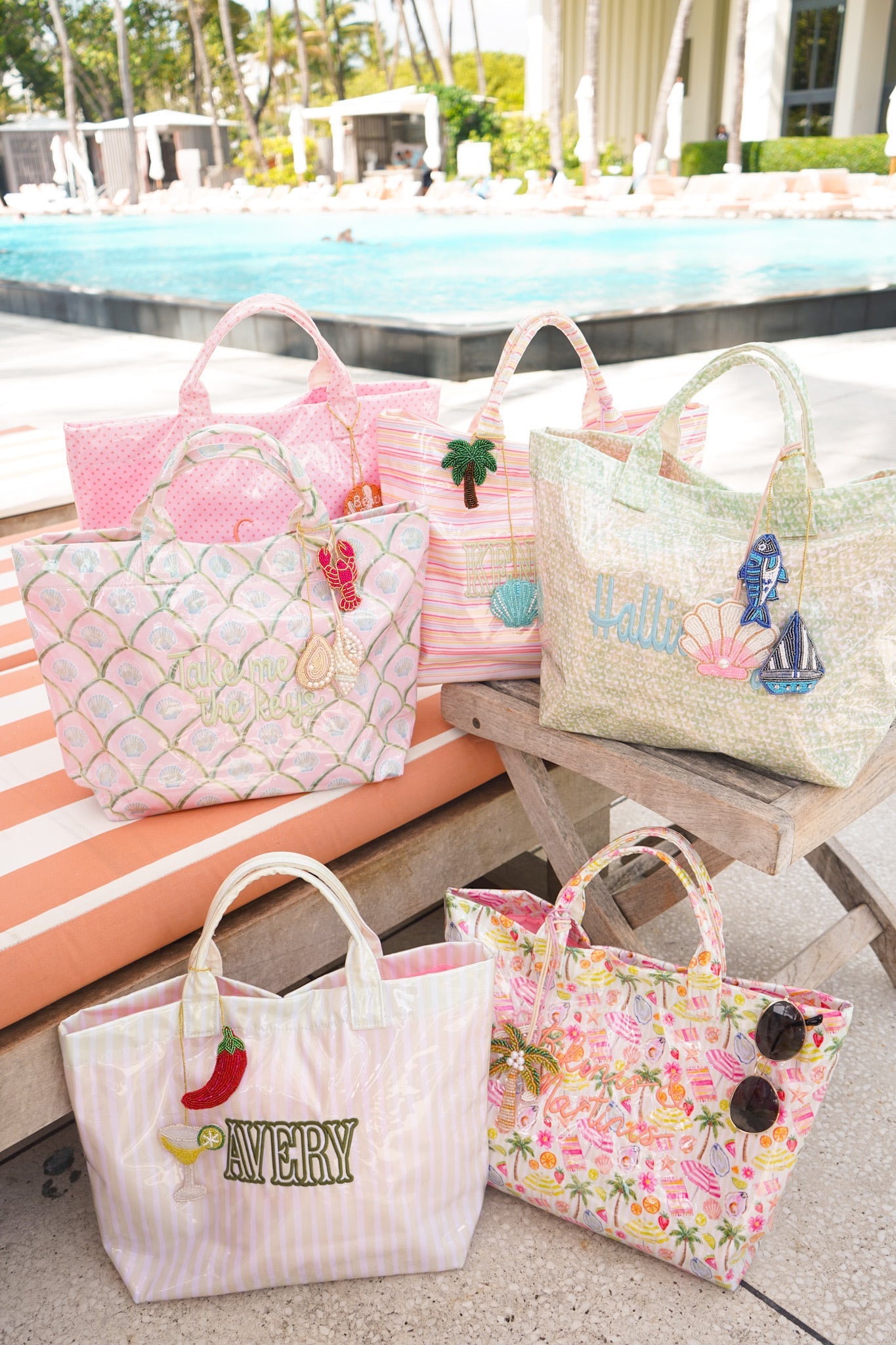 Cabana Clear Coat Tote