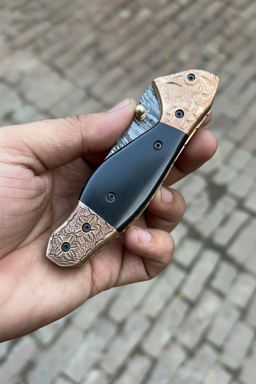 Duskhorn Damascus Folder product detail, view 4