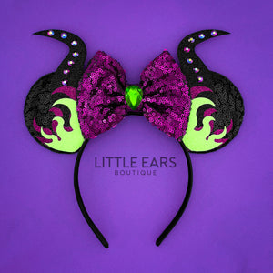 Light Up Mistress of All Evil Ears by Little Ears Boutique, travel planning service detail photo 2