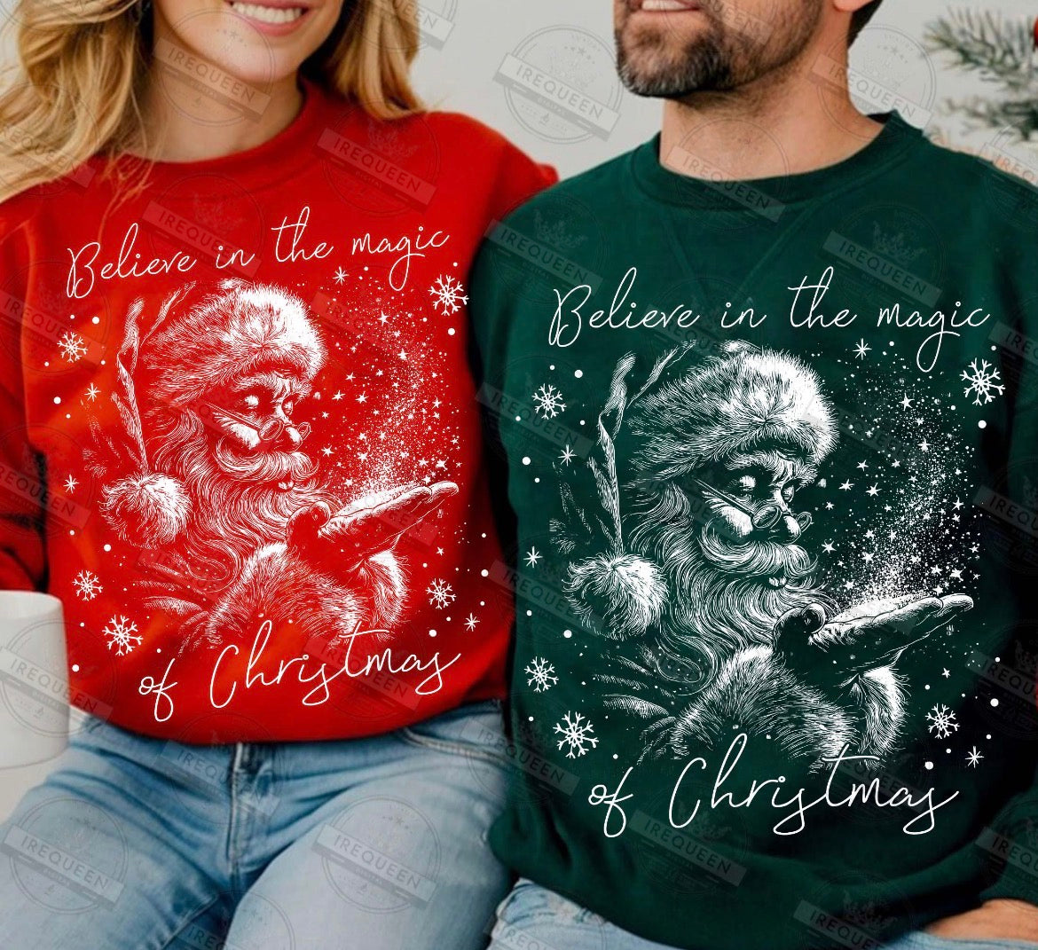 Vintage Christmas Santa Comfort Colors T-Shirt